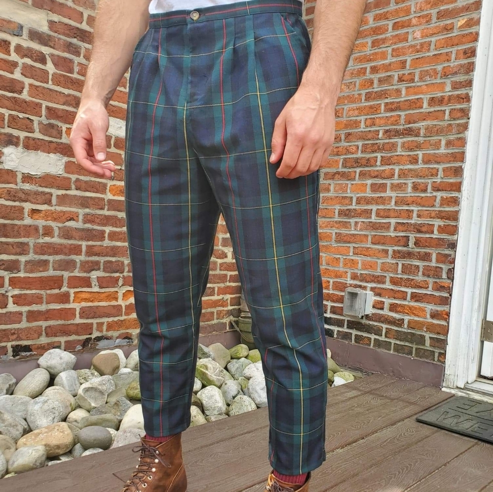 Plaid Trousers